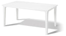 Tavolo da Giardino 165x94x74 cm in Resina Keter Futura Bianco