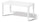 Tavolo da Giardino 165x94x74 cm in Resina Keter Futura Bianco