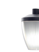 Applique in Basso da Esterno E27 in Alluminio Sovil Grigio