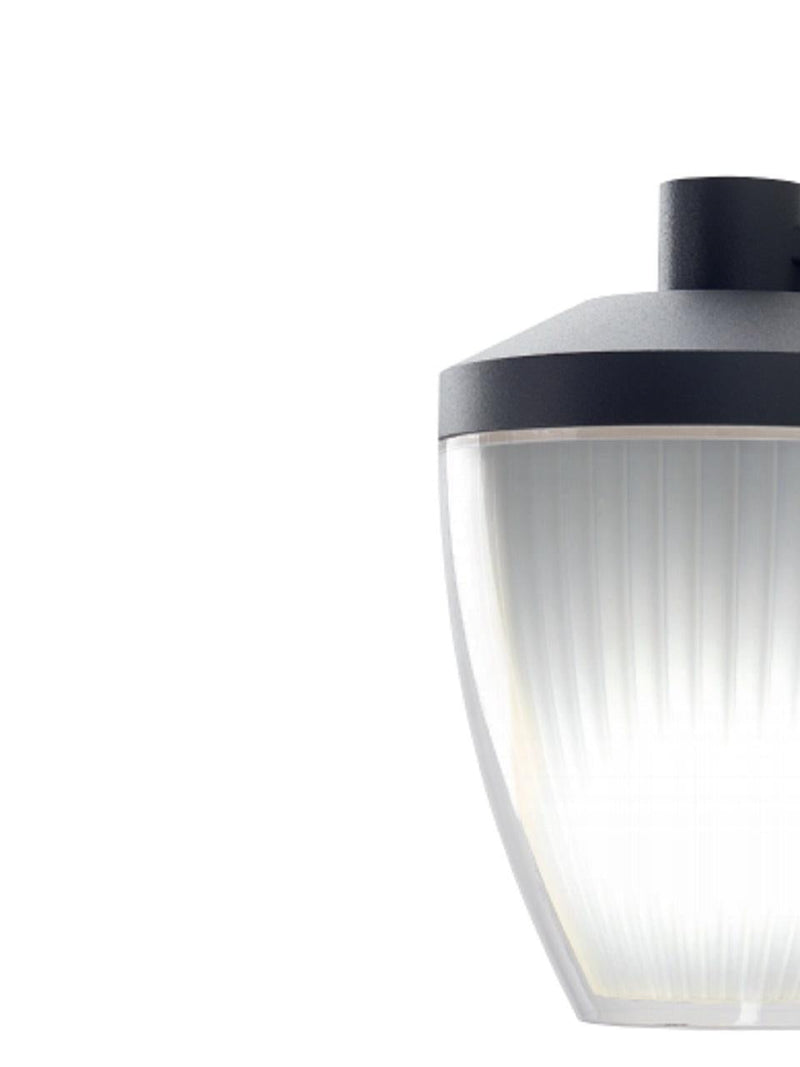 Applique in Basso da Esterno E27 in Alluminio Sovil Grigio