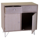 Mobile 2 Ante 2 Cassetti in Legno e MDF Milo