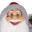 Pupazzo Babbo Natale H80 cm in Stoffa Rosso