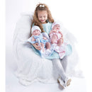 Bambola Bebè Neonato con Tutina Rosa 43cm JC Toys