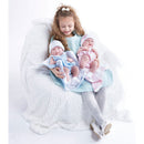 Bambola Bebè Neonato con Tutina Rosa 43cm JC Toys