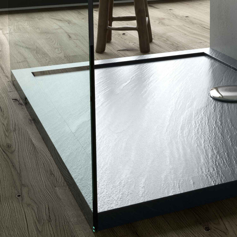 Piatto Doccia in Acrilico Fosterberg Floret 3 Antracite Varie Misure