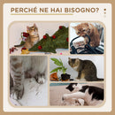 Albero Tiragraffi con Casetta e Piattaforme in Peluche 50x35x134,2 cm Trespoli e Giochi in Truciolato Peluche e Sisal Grigio  