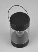 Lampada da Tavolo da Esterno a LED SMD in Tessuto Nero Opaco