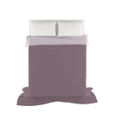 Trapuntino Estivo Effetto Water Washed in Microfibra Elderberry e Orchid Varie Misure