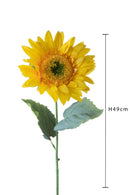 Set 6 Girasoli Artificiali per 1 49 cm