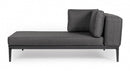 Divano 2 Posti 174x99x73h cm Lounge Matrix Antracite