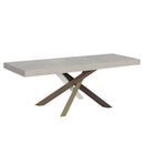 Tavolo Allungabile 180/440x90 cm Volantis Premium Cashmere Gambe Multicolore 4/C      