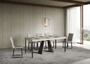 Consolle Allungabile 90-300x40x77 cm Diamante Premium Cashmere Telaio Orso 