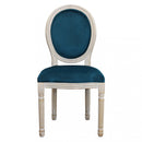 Sedia Constance 48x46x96 h cm in Velluto Blu