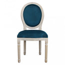 Sedia Constance 48x46x96 h cm in Velluto Blu