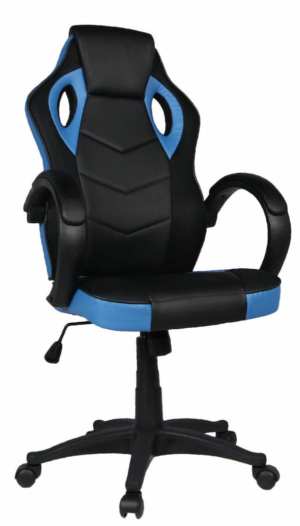 acquista Sedia Gaming 59x120 cm in Similpelle Blu