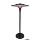 Stufa Elettrica Fungo Riscaldante Infrarossi Saturno Esterno-Interno Regolabile Nero