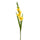 Set 8 Fiori Artificiali di Gladiolo Mini Altezza 74 cm Giallo