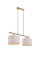 Lampada a Sospensione da Interno  E27 in Legno naturale Legno Naturale