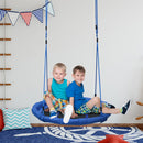 Altalena Rotonda per Bambini Interno ed Esterno 100x180 cm 