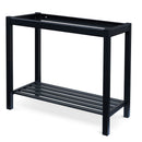 Struttura di Supporto per Lavello 76,5x38,5x67 cm in Ferro Zincato Nero