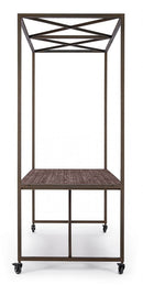 Tavolo Espositore con Tetto 180x220H in Metallo