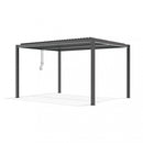 Pergola Bioclimatica 3x4 m in Alluminio Grigio scuro