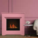 Camino a Bioetanolo da Pavimento 96x35xH96 cm Bellini Rosa