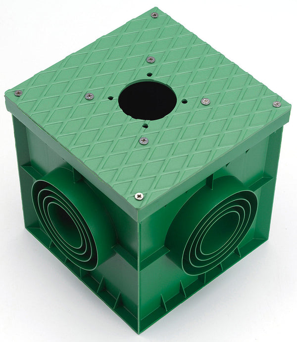 acquista Pozzetto per Fontana da Giardino 25x25x25 cm in PVC Belfer 42/POZ Verde Erba