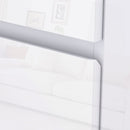 Cassettiera 4 Cassetti 55x33x80 cm Design Moderno Antiribaltamento Bianco Lucido  