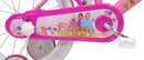 Bicicletta per Bambina 16" 2 Freni  Flower Rosa