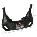 Sacca Bulgara 20 Kg 72x50x18 cm per Allenamento Fitness Nero