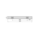 Lampada Led Ricaricabile Sensore di Movimento 400 mm Emuca Kaus 