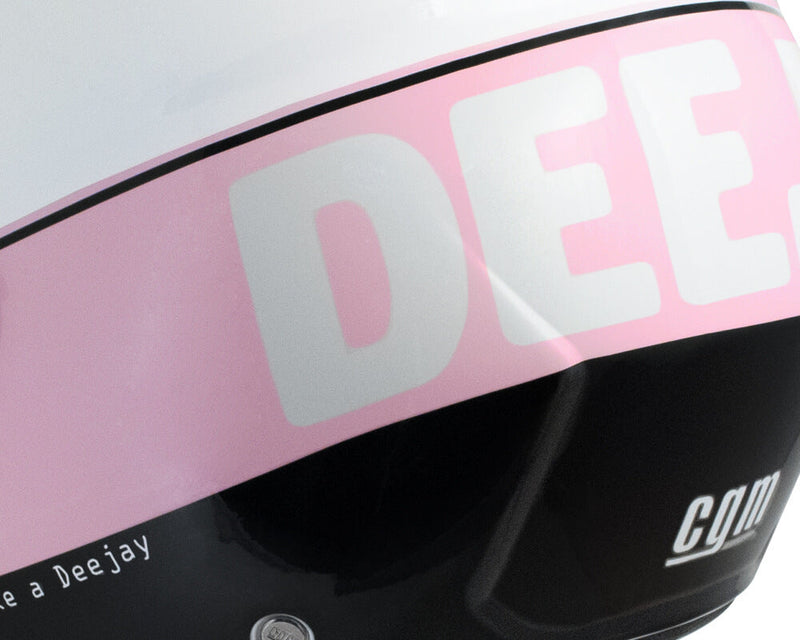 Casco Jet per Scooter Visiera Sagomata CGM Deejay 107DJ3 Rosa