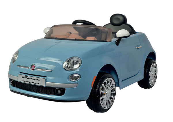 sconto Macchina Elettrica per Bambini 12V con Licenza Fiat 500 Azzurra