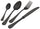 Servizio Set di Posate 24 Pezzi in Acciaio 18/10 PVD Eme Royal Retrò Black