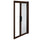 Zanzariera Avvolgibile Marrone per Porta e Balcone a Molla 160X250Cm