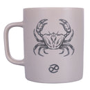 Tazza Zodiaco "cancro" Ø8x10 cm in Bone China VdE Tivoli 1996 Beige