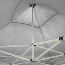 Tetto di Ricambio Impermeabile per Gazebo 2x2 m Market in Tessuto Oxford Bianco   