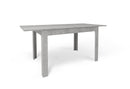Tavolo Allungabile 120/170x80x75 cm Cemento e Cemento   