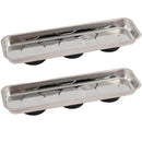 Set 2 Vassoi Vaschetta 23x7cm Piatto Magnetico Porta Minuteria Viti Bulloni  Kinzo