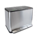 Contenitore Recycle Inox con Scomparti Impostato 3X15 Acciaio Inossidabile Emuca