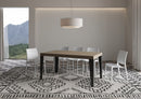  Tavolo Allungabile 160-420x90x77 cm Flame Premium Tortora Telaio Antracite