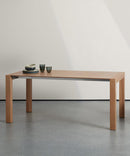 Tavolo Allungabile 174/264x90x76 cm in MDF Neal Noce