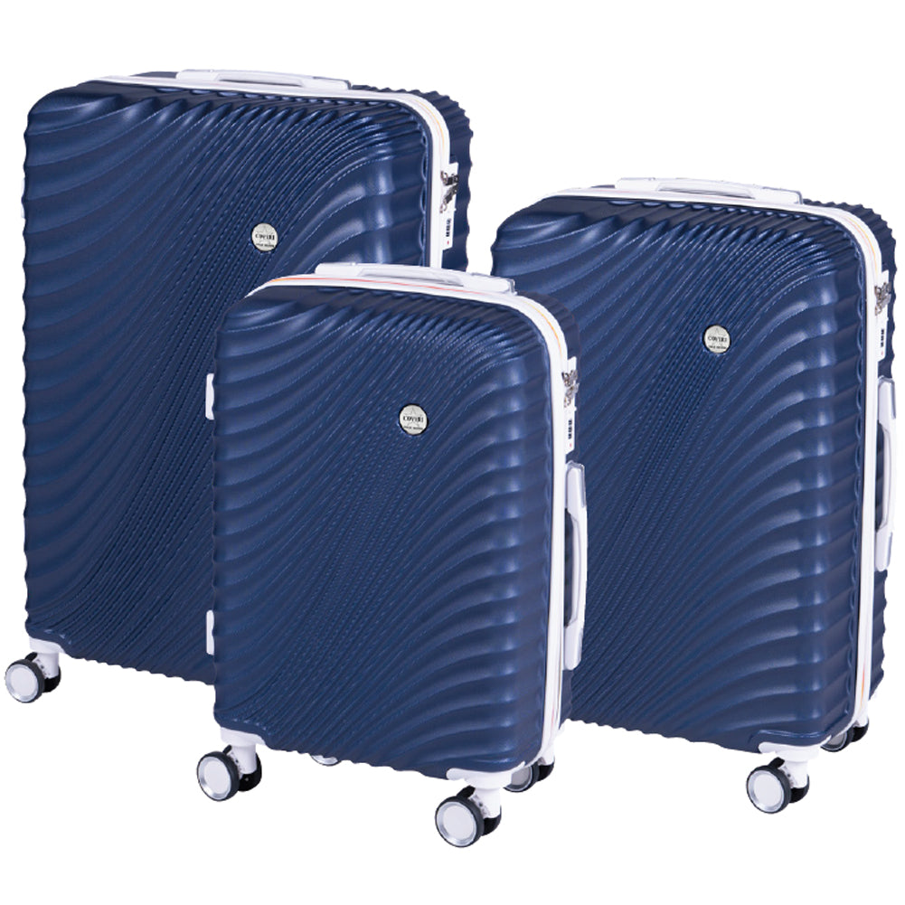 Set 3 Valigie Rigide con Ruote Easy Roll Trolley Bagaglio da Viaggio ...