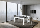 Tavolo Allungabile 160-220x90x77 cm Cico Mix Antracite Spatolato