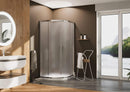 Box Doccia Angolare 2 Ante Scorrevoli in Cristallo Opaco 6mm H185 Fosterberg Dragor Varie Misure