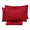 Set Lenzuola Matrimoniale Sopra Sotto e Federe Tinta Unita Garrini Clarice Bordeaux