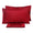 Set Lenzuola Matrimoniale Sopra Sotto e Federe Tinta Unita Garrini Clarice Bordeaux