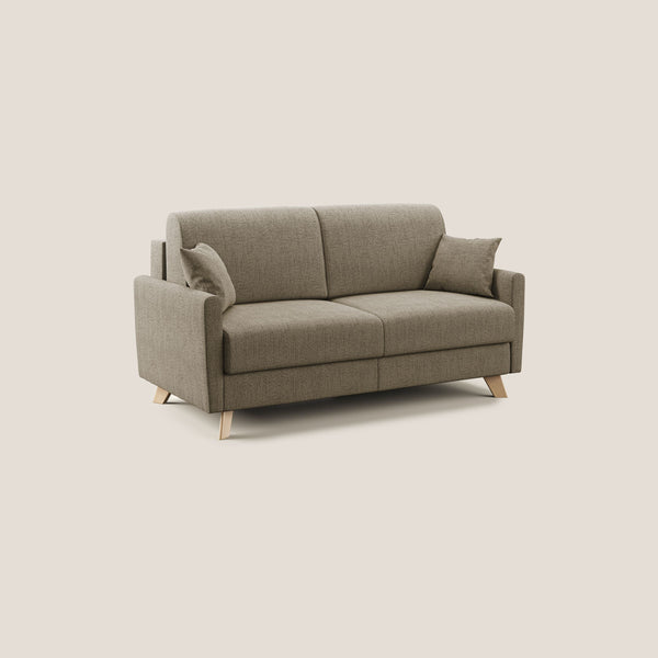 prezzo Divano Letto 3 Posti 200x94x97 cm in Tessuto Marrone