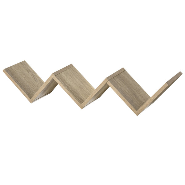 sconto Libreria Mensola Sospesa a V 80,6x16x15,2 cm in Legno